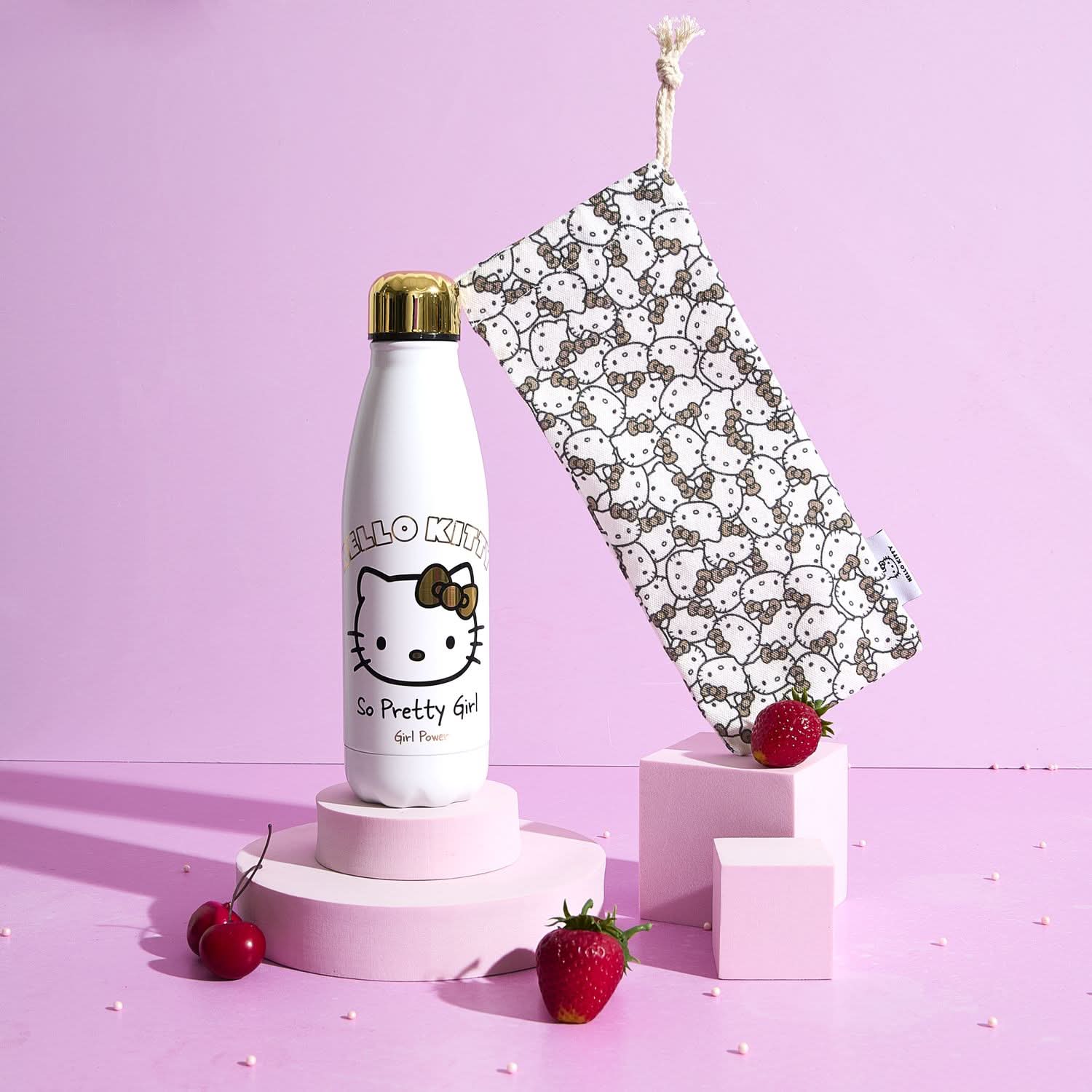 COFFRET BOUTEILLE ISOTHERME HELLO KITTY - Image 2