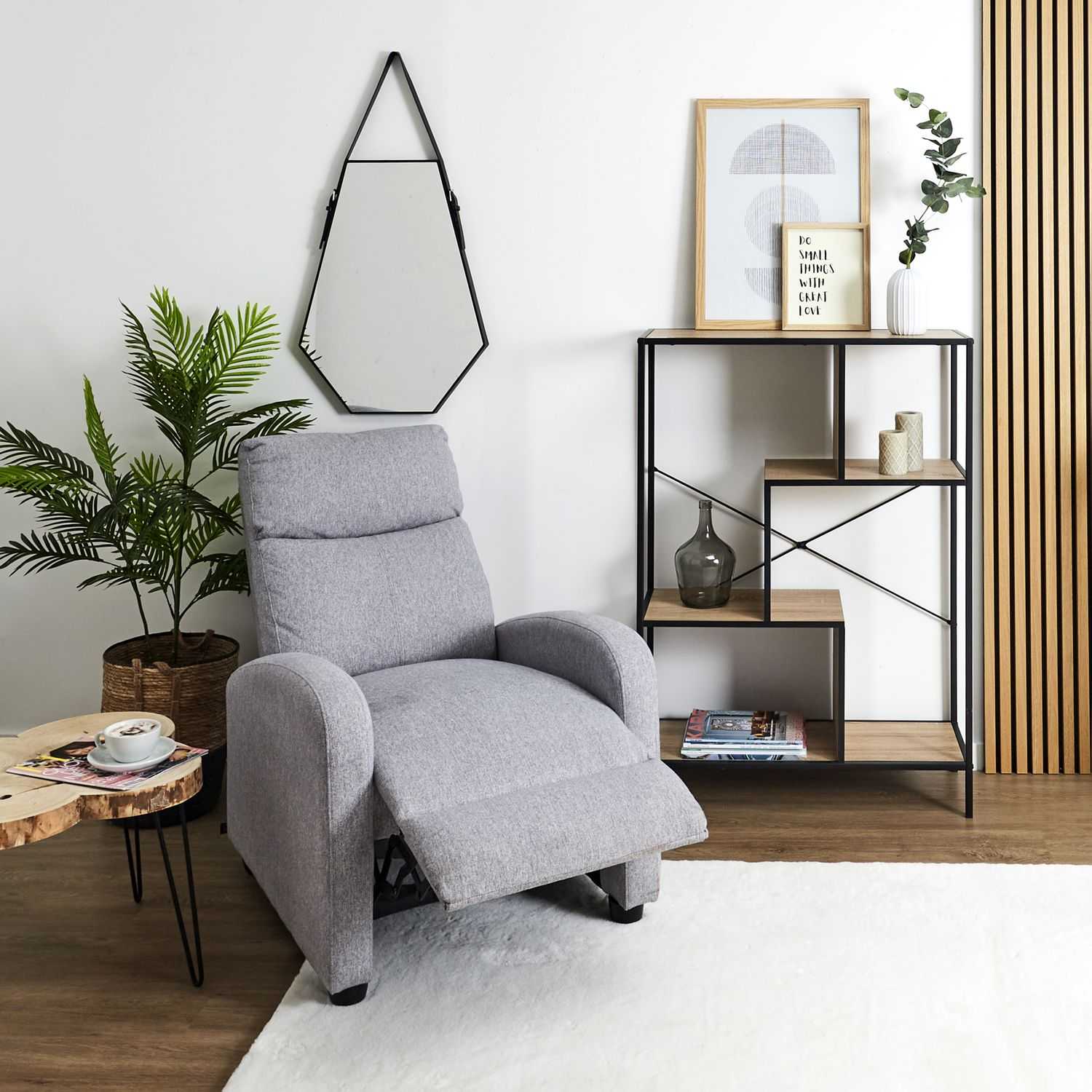 FAUTEUIL DE RELAXATION DREAM GRIS