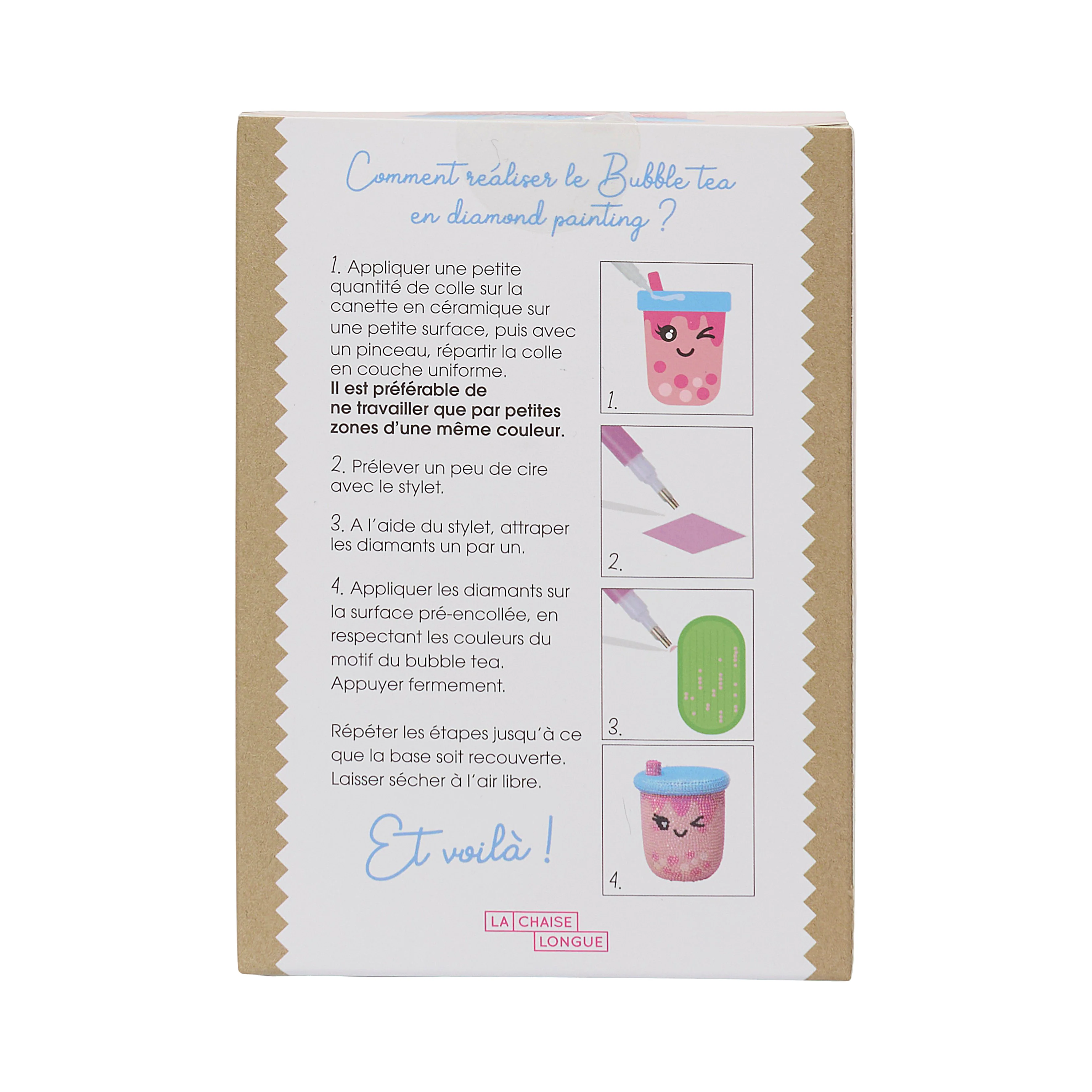 KIT DIY DIAMOND PAINTING 3D BUBBLE TEA - Image 9