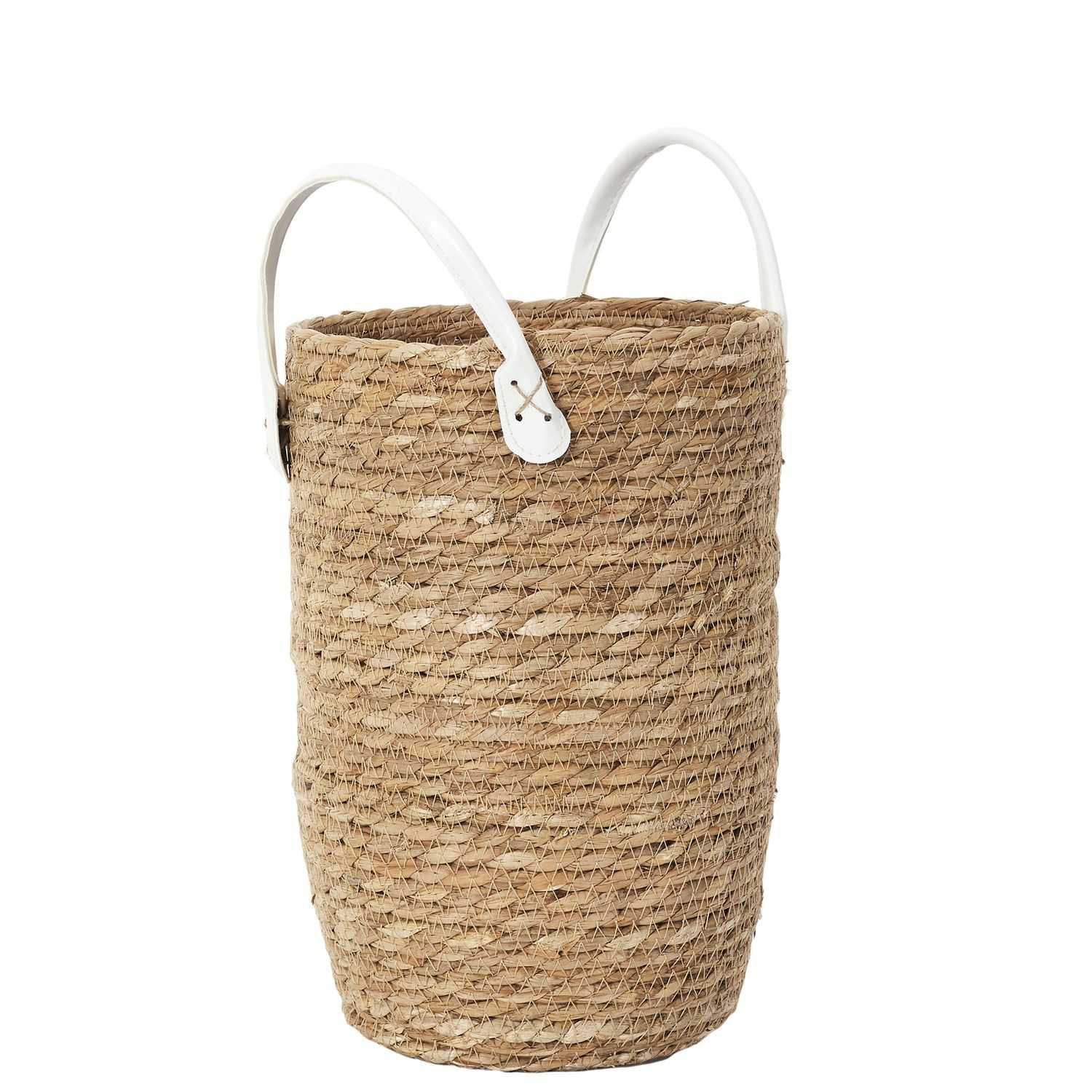 PANIER TRESSE ANSES SIMILI - LOT DE 3 - Image 6