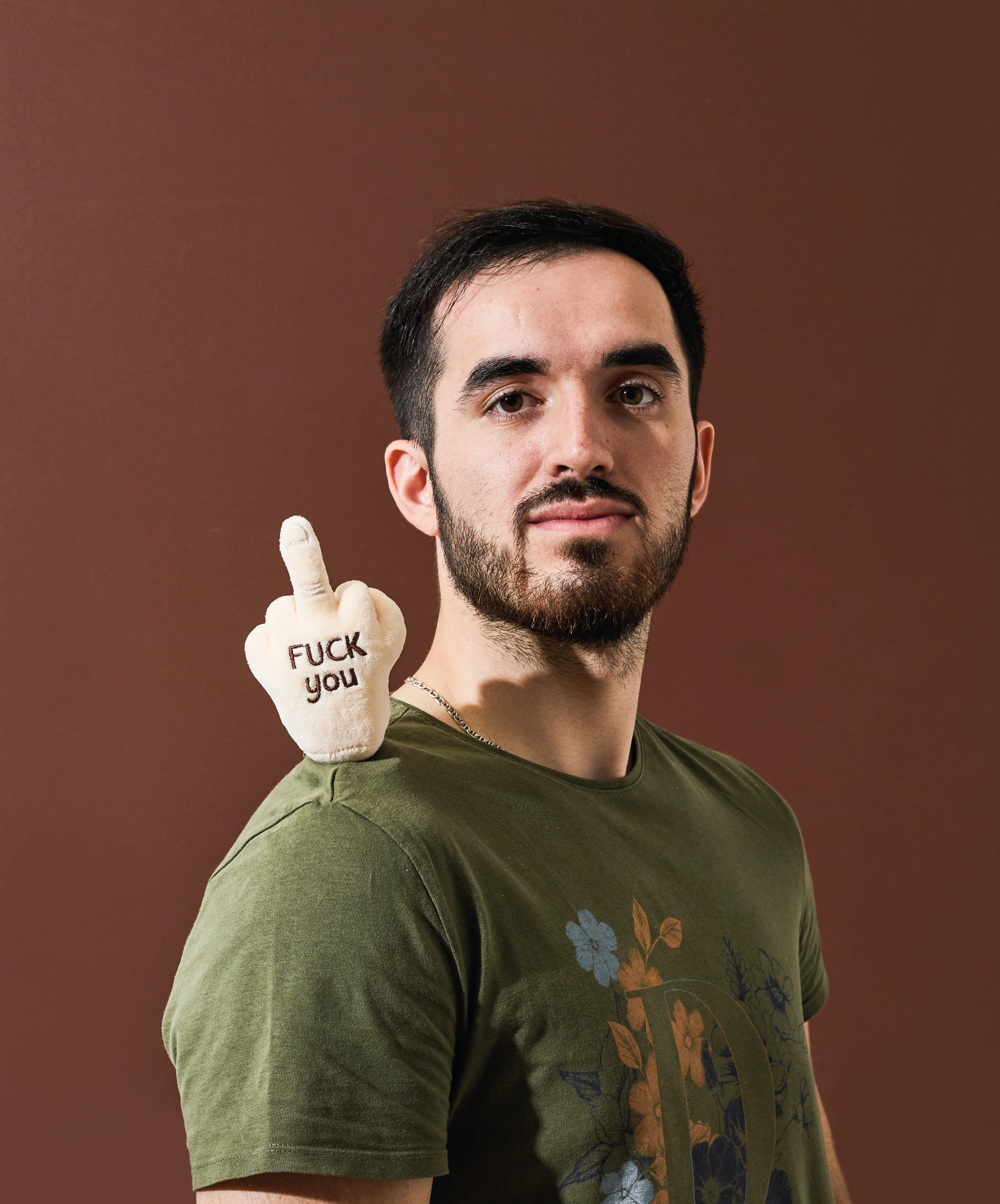 PELUCHE AIMANTEE DOIGT D'HONNEUR FUCK