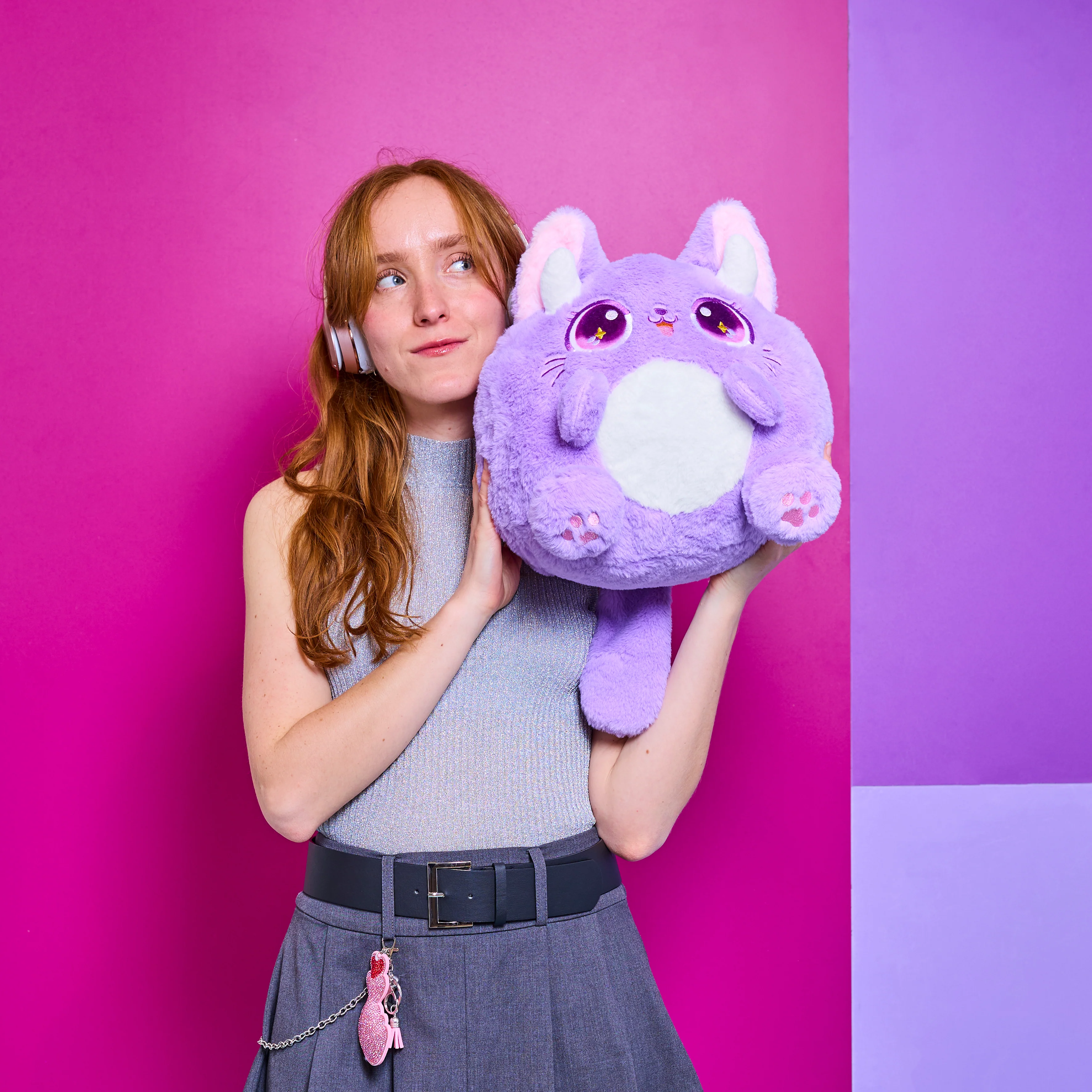 PELUCHE ONI CHAT VIOLET K-POP - Image 2